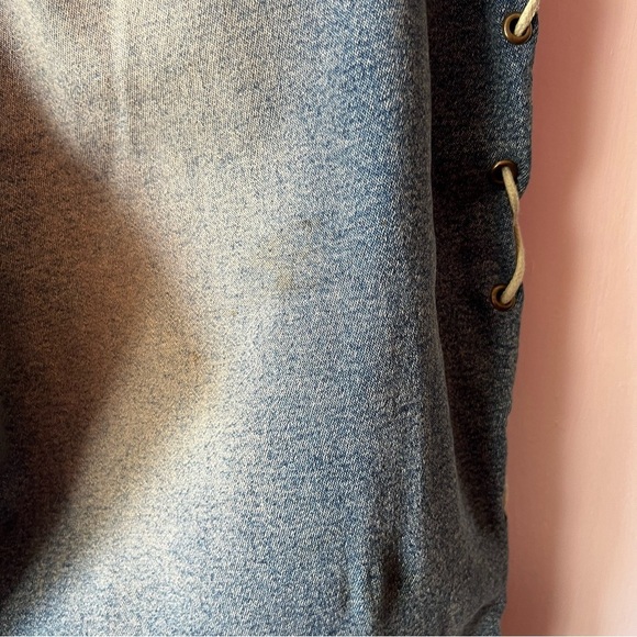 Y2K Lace-up Low Rise Mudd Flare Denim Jeans Size 11 - Picture 7 of 11